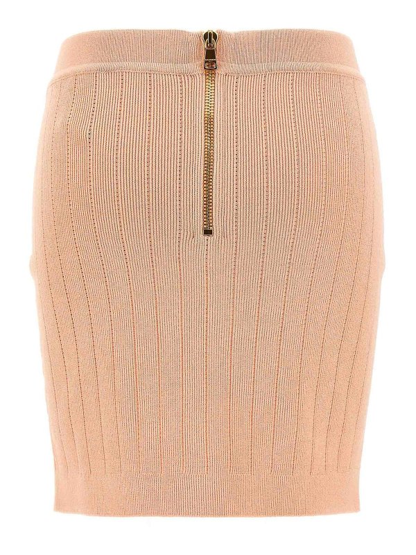 Balmain: ニーレングススカート＆ミディ丈 online - 膝丈/ミディスカート - ヌードカラー