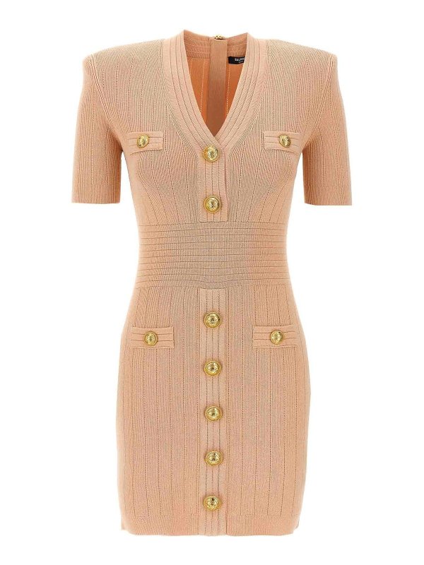 Balmain: Vestidos media pierna - Vestido Midi