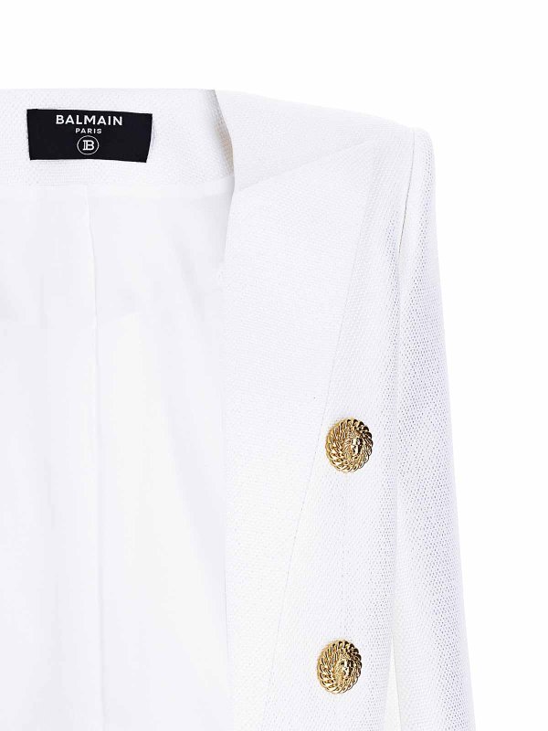 The Best Shops Balmain: Blazer - Blazer - Weiß