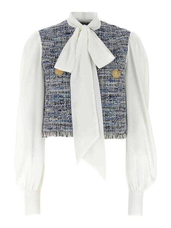 Balmain: shirts - Tweed Shirt