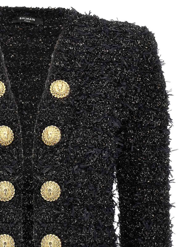 The Best Shops Balmain: Blazer - Blazer - Negro