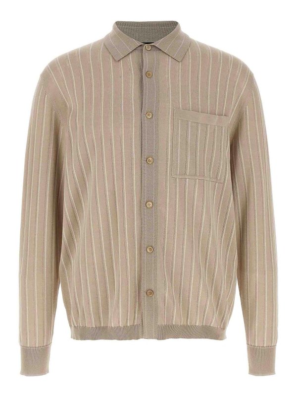 BRIONI: shirts - Knitted Shirt