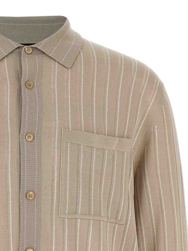 The Best Shops BRIONI: shirts - Knitted Shirt
