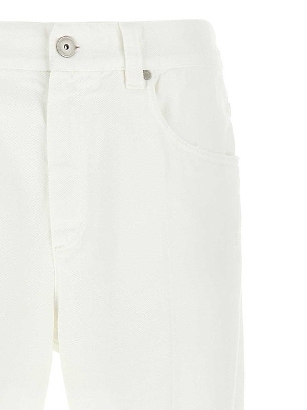 The Best Shops BRUNELLO CUCINELLI: Jeans boot-cut - Jeans Boot-Cut - Blanco