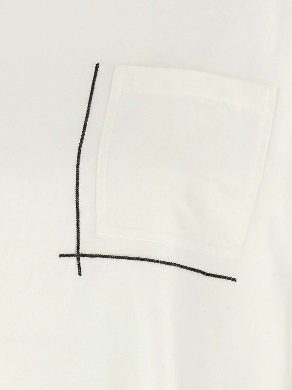 Camiseta - Blanco shop online: BRUNELLO CUCINELLI