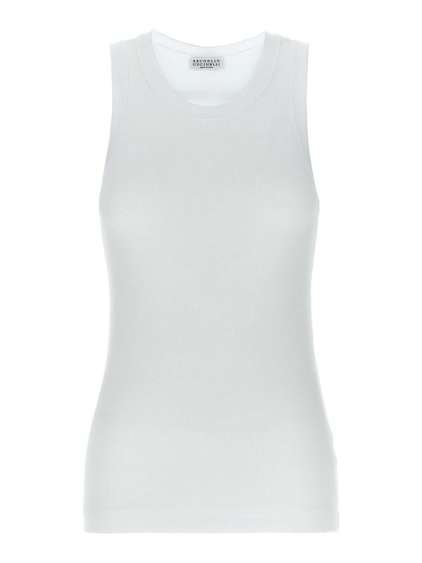 BRUNELLO CUCINELLI: Tops & Tank tops - Ribbed Top