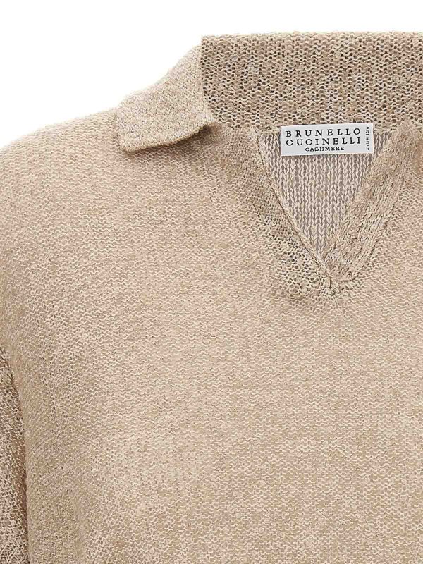 The Best Shops BRUNELLO CUCINELLI: ポロシャツ - ポロシャツ - ベージュ