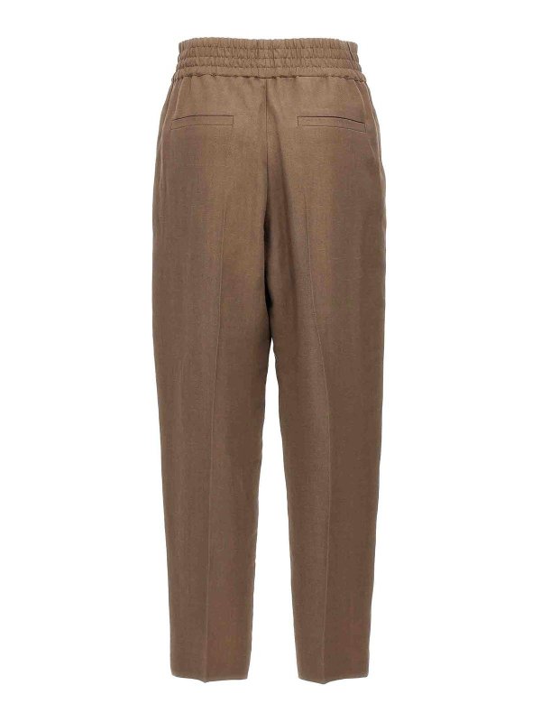 BRUNELLO CUCINELLI: カジュアルトラウザー online - カジュアルパンツ - ブラウン