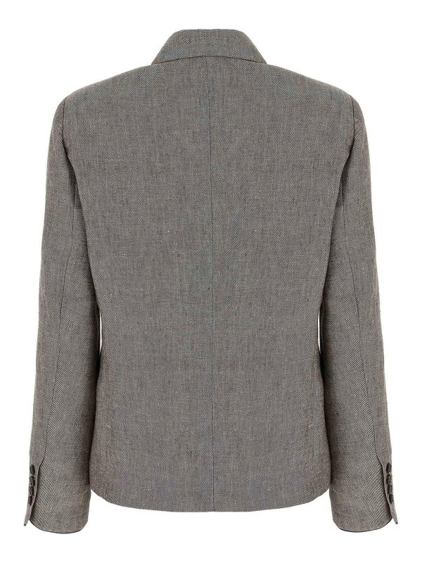 BRUNELLO CUCINELLI: blazers online - Double-Breasted Blazer