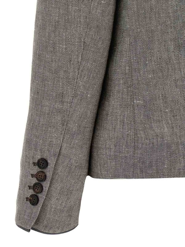 Double-Breasted Blazer shop online: BRUNELLO CUCINELLI