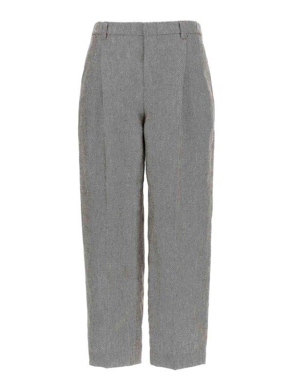 BRUNELLO CUCINELLI: Pantalons casual - Pantalons Décontractés - Marron