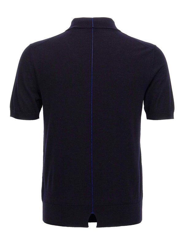 BURBERRY: ポロシャツ online - ポロシャツ - ブルー