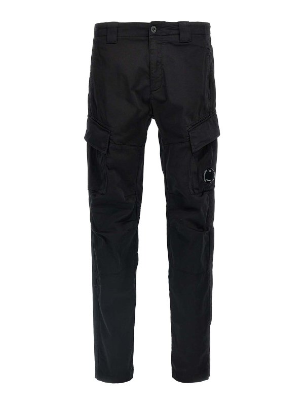 C.P. COMPANY: トラウザーショーツ - ショートパンツ - 黒