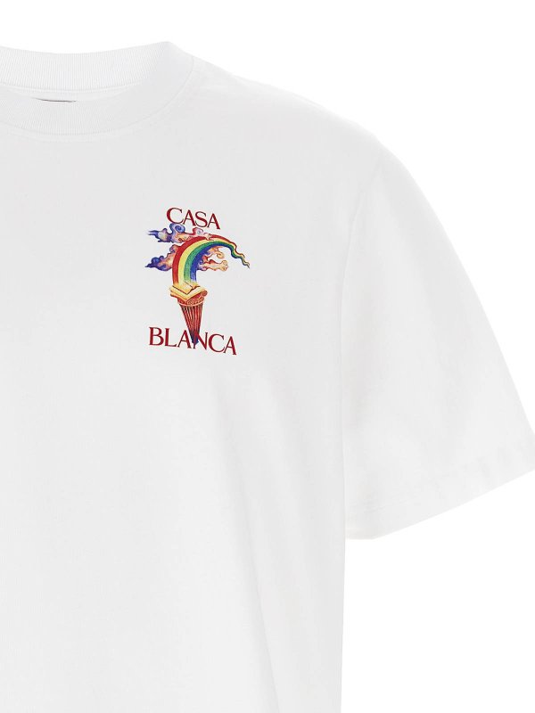 Casablanca T-Shirt - White - Men | MPS25JTS00103NATURETEACHER
