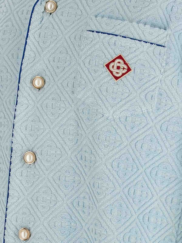 シャツ - ライトブルー shop online: CASABLANCA