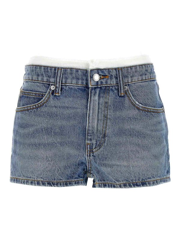 ALEXANDER WANG: Hosen Shorts - Shorts - Blau