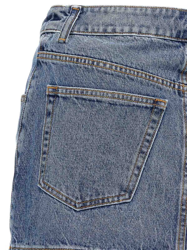 Dip Side Lace Undie Mini Skirt shop online: ALEXANDER WANG