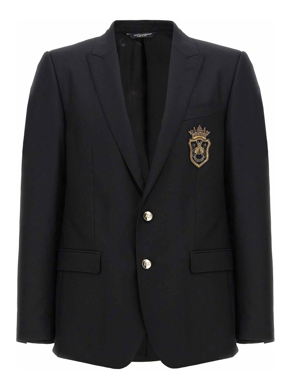 DOLCE & GABBANA: Blazer - Blazer - Schwarz