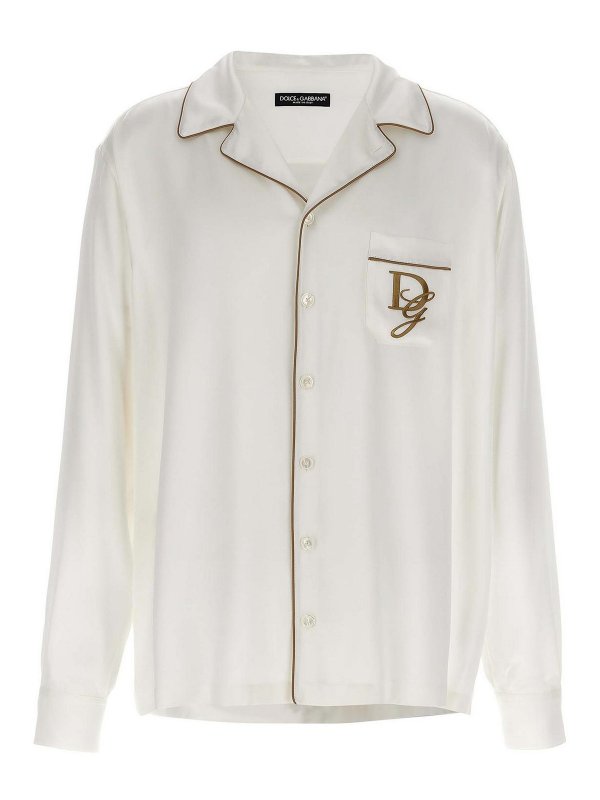 DOLCE & GABBANA: Hemden - Hemd - Weiß