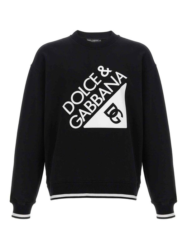 DOLCE & GABBANA: Sudaderas y suéteres - Sudadera - Negro