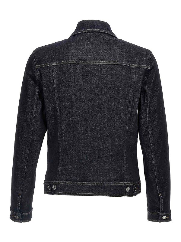 DOLCE & GABBANA: denim jacket online - Logo Denim Jacket