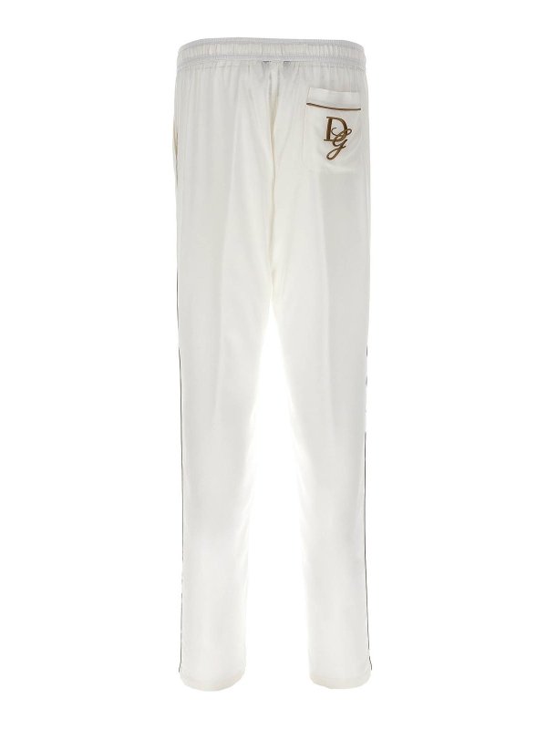 DOLCE & GABBANA: casual trousers online - Silk Pants