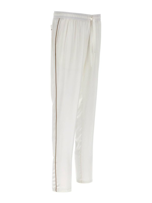 The Best Shops DOLCE & GABBANA: casual trousers - Silk Pants