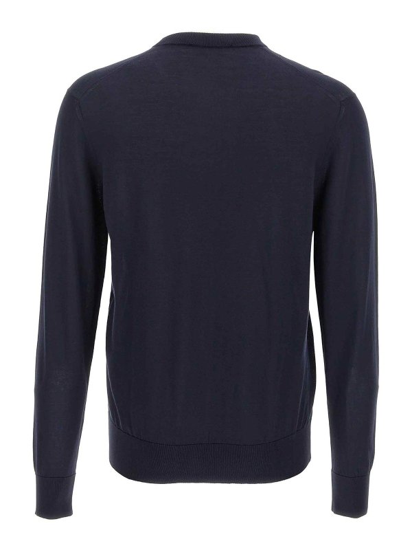 DOLCE & GABBANA: maglia collo rotondo online - Maglione con ricamo logo