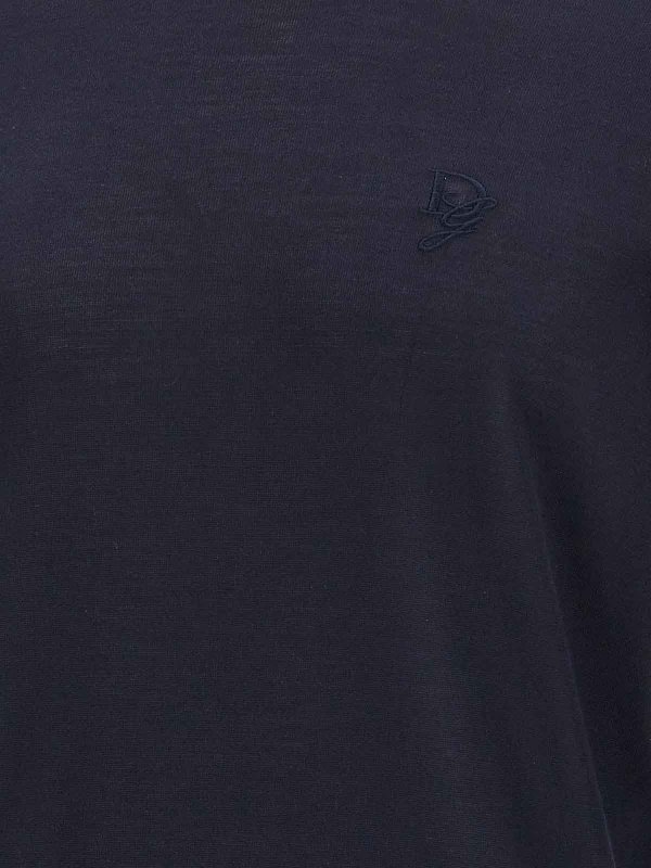 Maglione con ricamo logo shop online: DOLCE & GABBANA