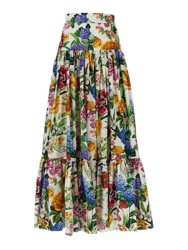 DOLCE & GABBANA: Knielange und Midi Röcke - Midirock - Bunt