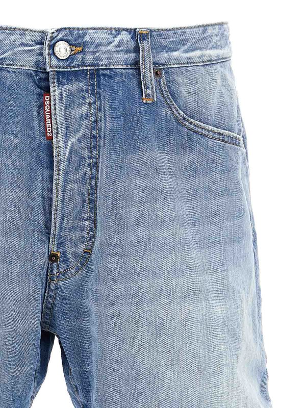 The Best Shops DSQUARED2: Trousers Shorts - Marine Bermuda Shorts