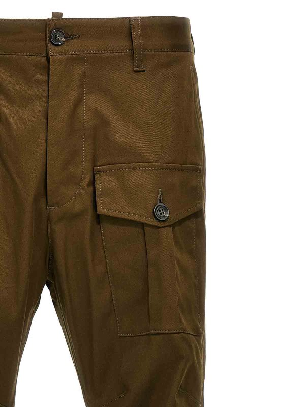 The Best Shops DSQUARED2: Trousers Shorts - Sexy Cargo Pants