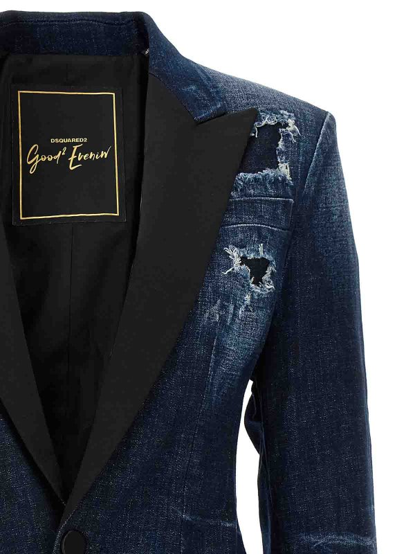 The Best Shops DSQUARED2: blazers - Tuxedo Blazer