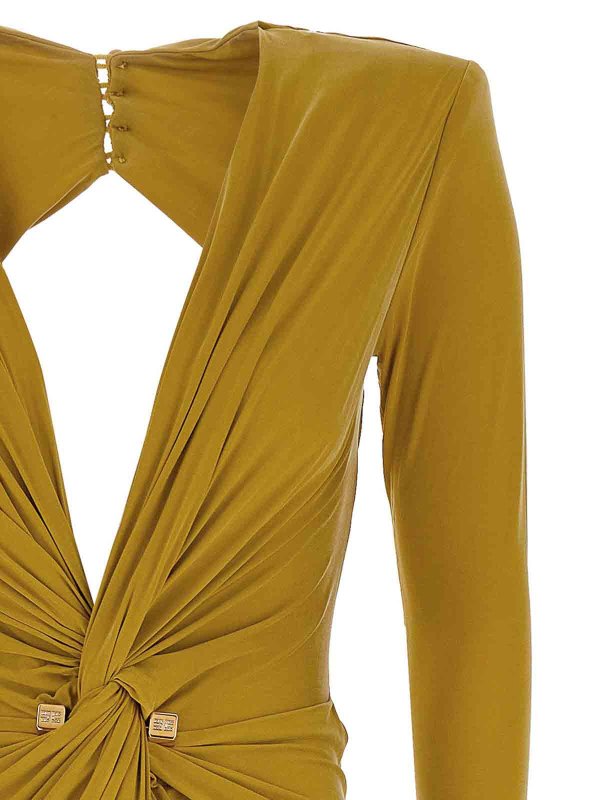 The Best Shops ELISABETTA FRANCHI: Vestidos media pierna - Vestido Midi - Amarillo