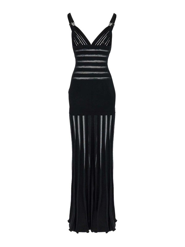 ELISABETTA FRANCHI: Robe longueur genou online - Robe Au Genou - Noir