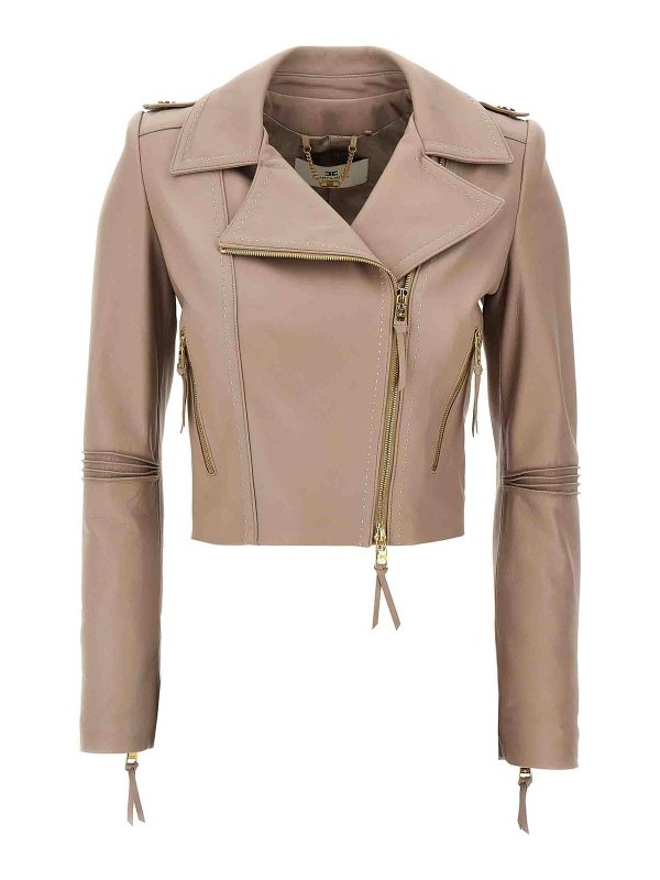 ELISABETTA FRANCHI: casual jackets - Biker Nail