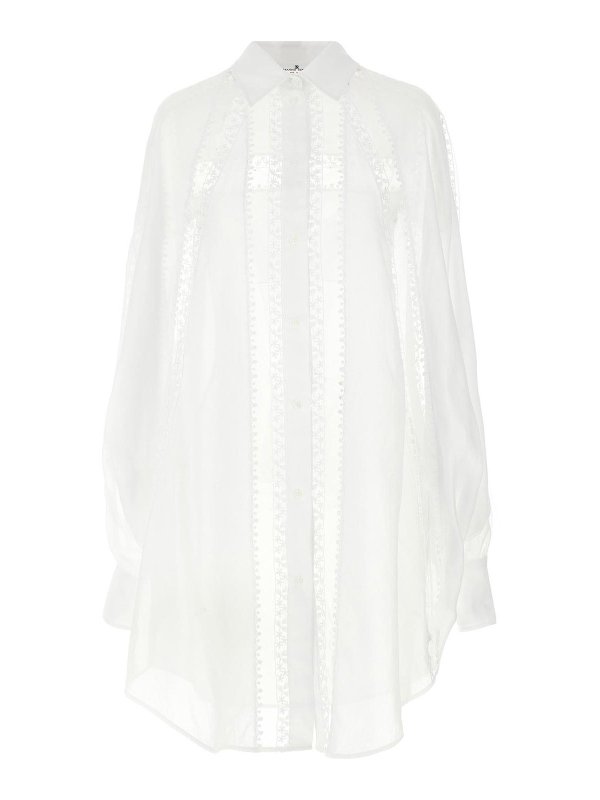 ERMANNO SCERVINO: shirts - Macram Tulle Shirt