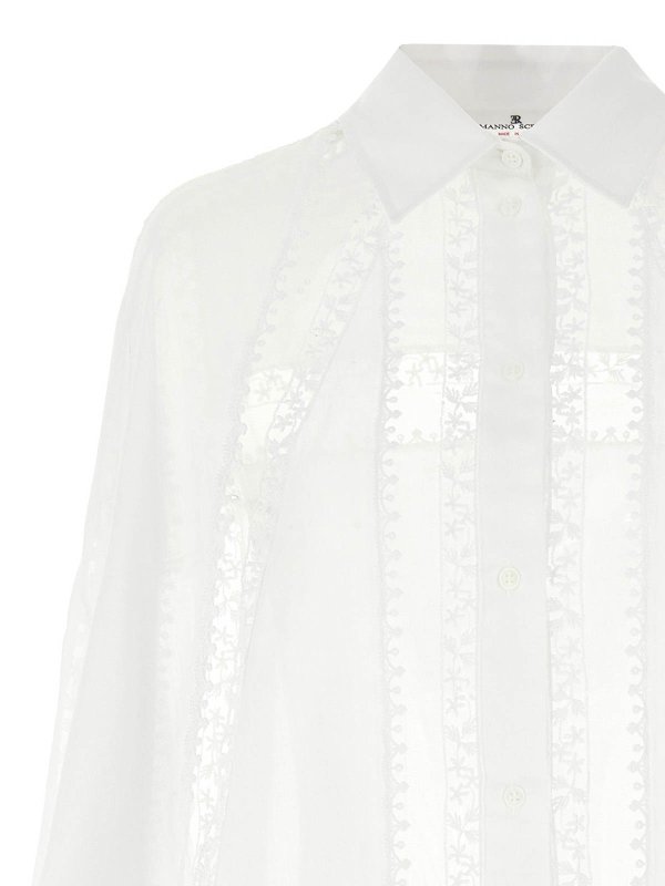 The Best Shops ERMANNO SCERVINO: shirts - Macram Tulle Shirt