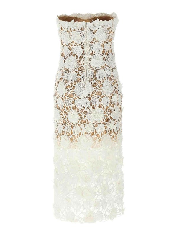 ERMANNO SCERVINO: knee length dresses online - Macram Lace Dress