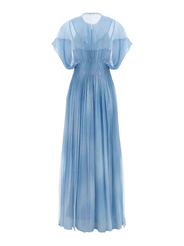 ERMANNO SCERVINO: Robe longueur genou online - Robe Au Genou - Bleu Clair