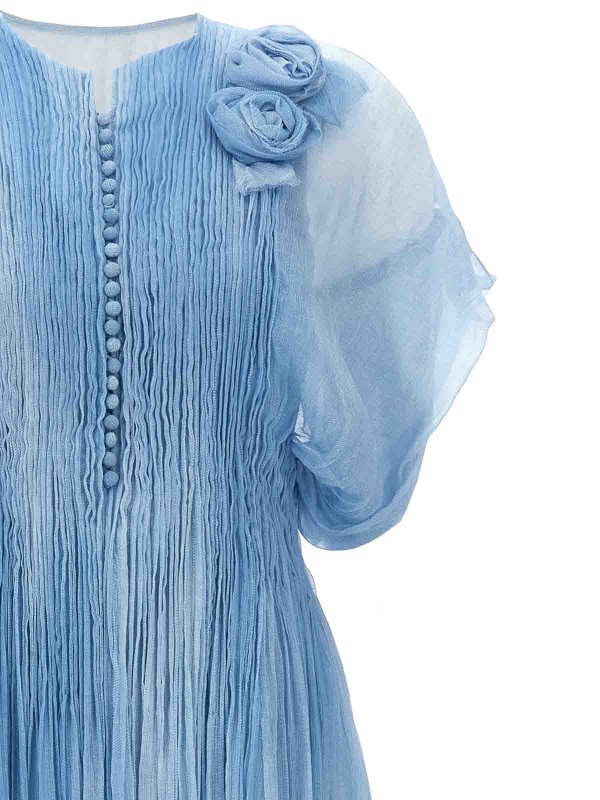 The Best Shops ERMANNO SCERVINO: Robe longueur genou - Robe Au Genou - Bleu Clair