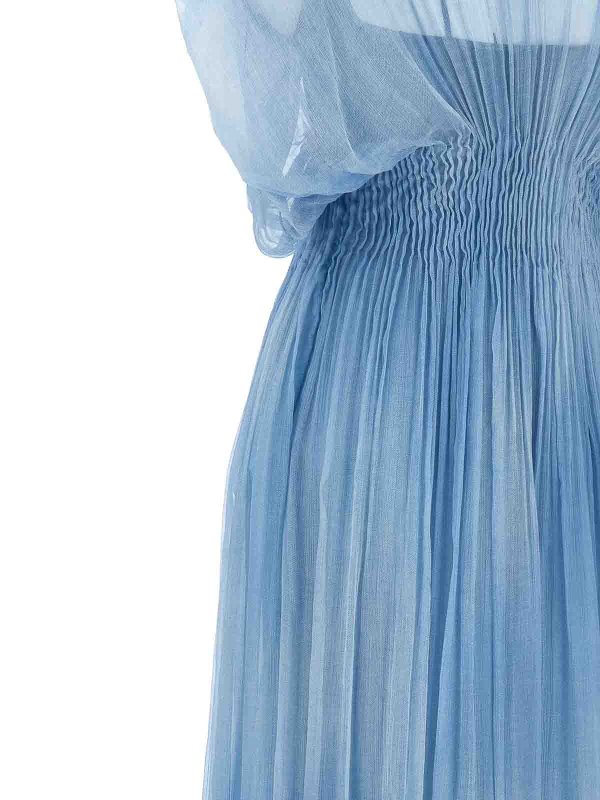 Robe Au Genou - Bleu Clair shop online: ERMANNO SCERVINO