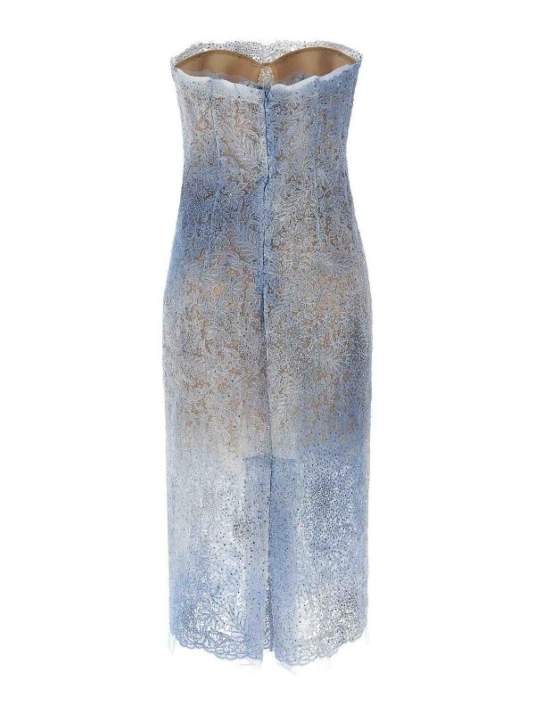 ERMANNO SCERVINO: ニーレングスドレス online - 膝丈ドレス - ライトブルー