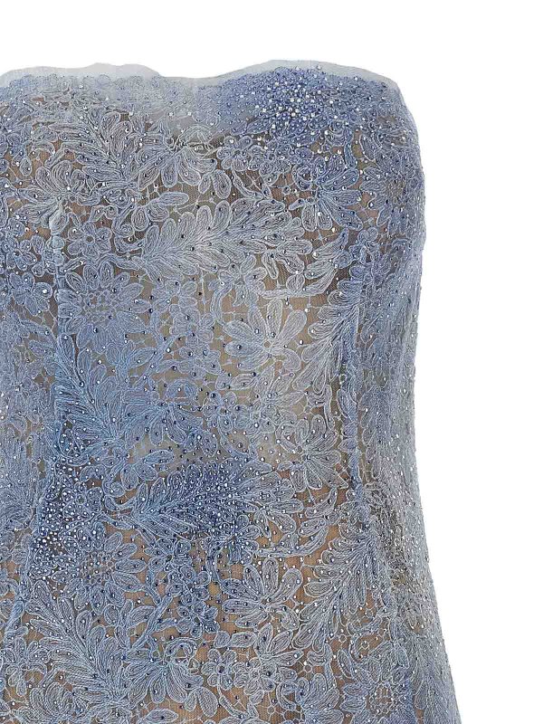 The Best Shops ERMANNO SCERVINO: ニーレングスドレス - 膝丈ドレス - ライトブルー