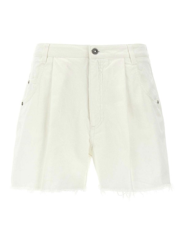 ERMANNO SCERVINO: トラウザーショーツ - ショートパンツ - 白
