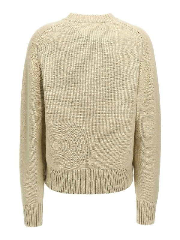 EXTREME CASHMERE: Strickpullover mit Rundhalsausschnitt online - Rundhalspullover - Beige