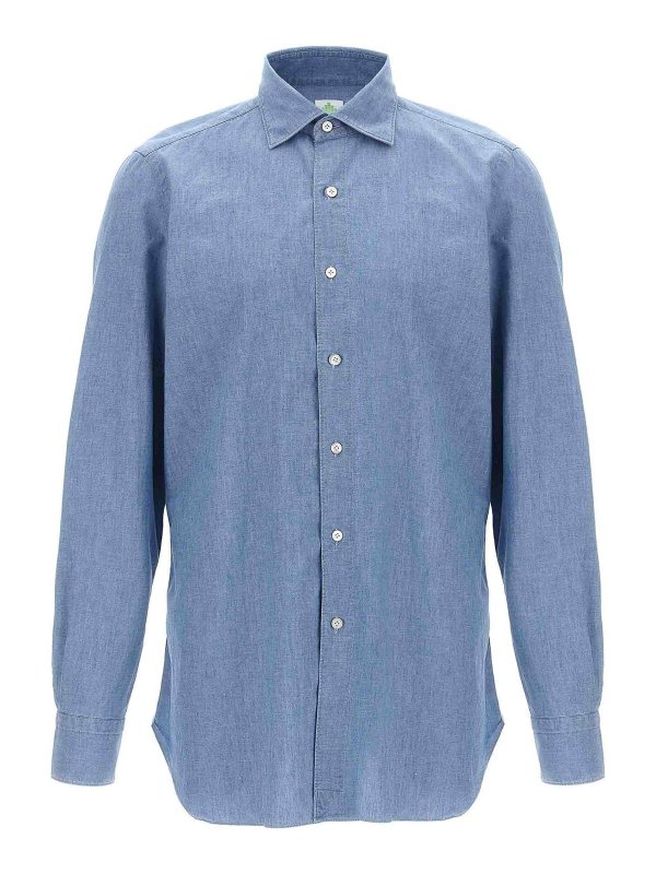FINAMORE 1925: シャツ - シャツ - ブルー