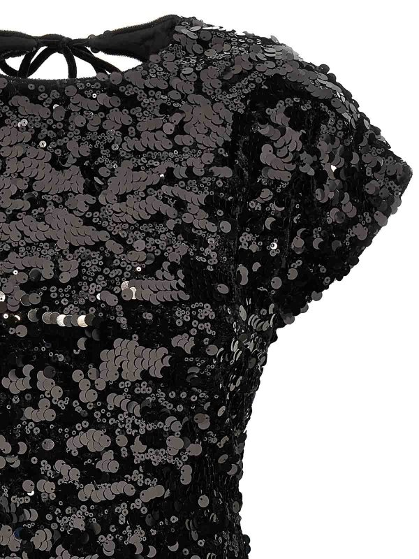 The Best Shops GANNI: Robe de cocktail - Robe Courte - Noir