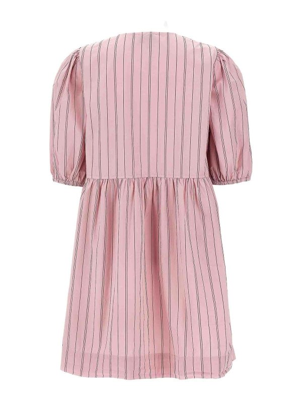 GANNI: ニーレングスドレス online - 膝丈ドレス - ヌードカラー