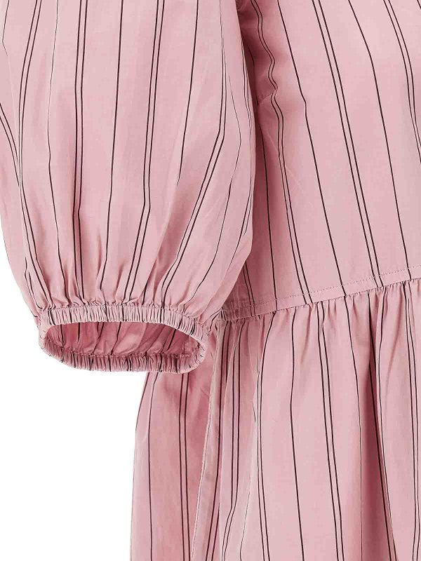 膝丈ドレス - ヌードカラー shop online: GANNI